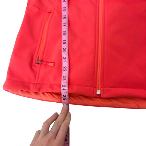 The North Face Coral Pink Soft Shell Jacket Apex Bionic Size Large - Picture 6 of 8